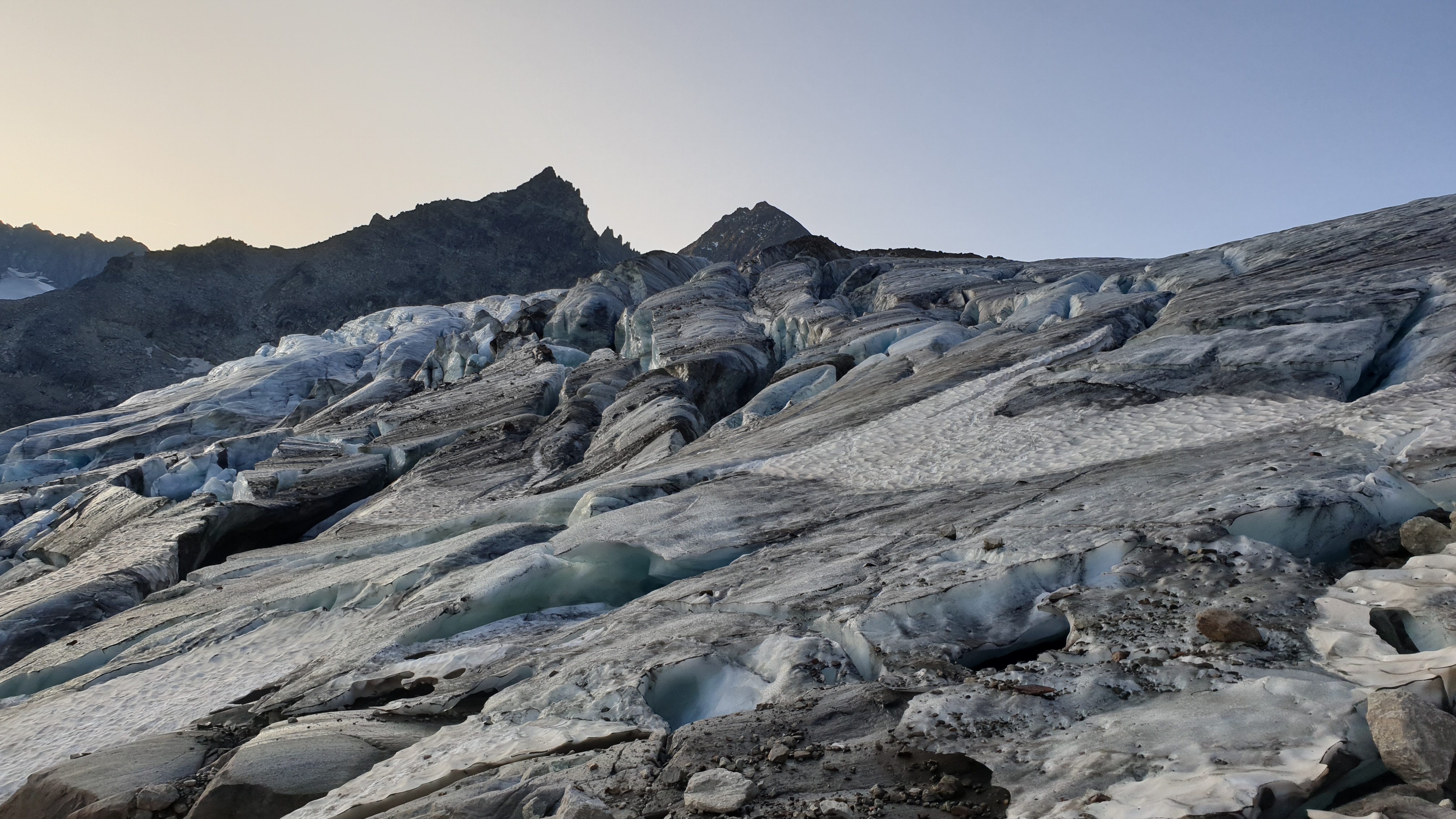 Gletscher am Silvrettahorn
